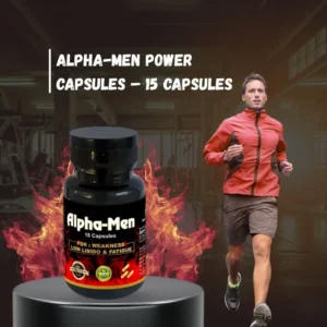 Alpha-Men Power Capsules – Ayurvedic Strength & Stamina Booster (15 Capsules)